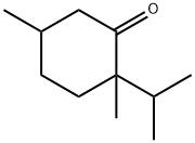 2-Isopropyl-2,5-dimethylcyclohexanone 结构式