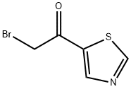 2-溴-1-(噻唑-5-基)乙酮 结构式