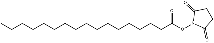 Heptadecanoic Acid N-HydroxysucciniMide Ester 结构式