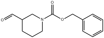 1-CBZ-3-哌啶甲醛 结构式