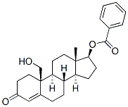17beta,19-dihydroxyandrost-4-en-3-one 17-benzoate 结构式