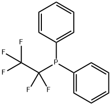 (PENTAFLUOROETHYL)DIPHENYLPHOSPHINE 结构式