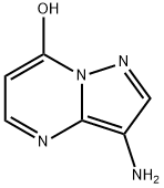Pyrazolo[1,5-a]pyrimidin-7-ol, 3-amino- (9CI) 结构式
