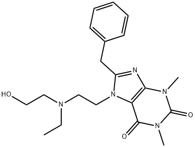 苄乙醇胺嘌呤 结构式