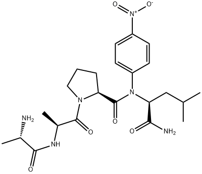 H-ALA-ALA-PRO-LEU-PNA · HCL 结构式