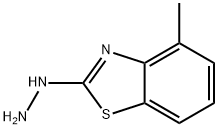 4-甲基-2-肼基苯并噻唑 结构式