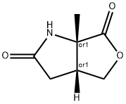 1H-Furo[3,4-b]pyrrole-2,6(3H,4H)-dione,dihydro-6a-methyl-,cis-(9CI) 结构式