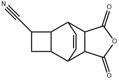 3-Cyanotricyclo[4.2.2.02,5]dec-9-ene-7,8-dicarboxylic anhydride 结构式