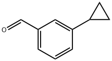 3-环丙基苯甲醛 结构式