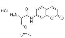 H-SER(TBU)-AMC HCL 结构式