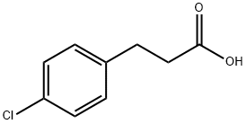 3-(4-氯苯基)丙酸 结构式