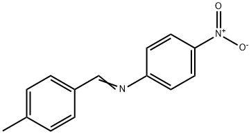 Benzenamine, N-[(4-methylphenyl)methylene]-4-nitro- 结构式