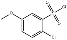 2-氯-5-甲氧基苯磺酰氯 结构式