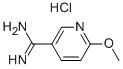 6-甲氧基吡啶-3-甲脒盐酸盐 结构式