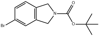 5-溴异吲哚啉-2-碳酸叔丁酯盐酸盐 结构式