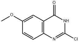 2-氯-6-甲氧基喹唑啉-4(3H)-酮 结构式