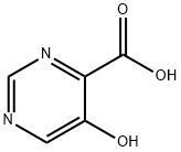 5-羟基嘧啶-4-羧酸 结构式