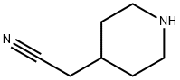 2-(哌啶-4-基)乙腈 结构式