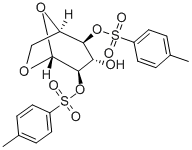 1,6-脱水-2,4-二-O-对甲苯磺酰-B-D-D-吡喃葡萄糖 结构式
