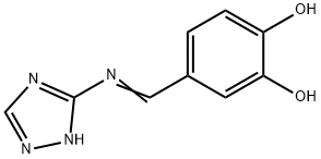 1,2-Benzenediol, 4-[(1H-1,2,4-triazol-3-ylimino)methyl]- (9CI) 结构式