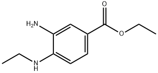 Benzoic acid, 3-amino-4-(ethylamino)-, ethyl ester (9CI) 结构式