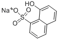 1-萘酚-8-磺酸基钠盐 结构式