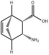 (1S,2S,3R,4R)-3-氨基双环[2.2.1]庚-5-烯-2-羧酸 结构式