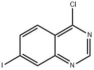 4-氯-7-碘喹唑啉 结构式