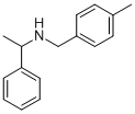 N-(4-methylbenzyl)-N-(1-phenylethyl)amine 结构式