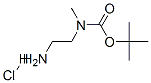 N-叔丁氧羰基-N-甲基乙二胺盐酸盐 结构式