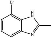 4-溴-2-甲基苯并咪唑 结构式