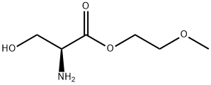 L-Serine, 2-methoxyethyl ester (9CI) 结构式