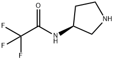(3S)-2,2,2-TRIFLUORO-N-PYRROLIDIN-3-YL-ACETAMIDE 结构式