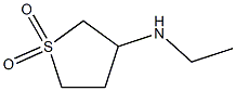 N-乙基四氢噻吩-3-胺1,1-二氧化物盐酸盐 结构式