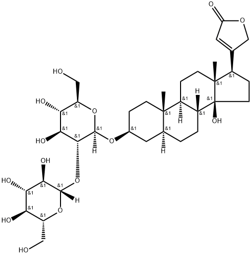 UZARIN 结构式