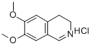 6,7-二甲氧基-3,4-二氢异喹啉盐酸盐 结构式