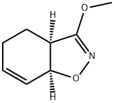 1,2-Benzisoxazole,3a,4,5,7a-tetrahydro-3-methoxy-,(3aR-cis)-(9CI) 结构式