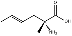 4-Hexenoicacid,2-amino-2-methyl-,[R-(E)]-(9CI) 结构式