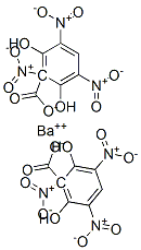 barium bis(2,4,6-trinitroresorcinolate) 结构式