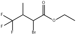 2-溴-3-甲基-4,4,4-三氟丁酸乙酯 结构式