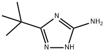 5-叔丁基-4H-[1,2,4]三唑-3-基胺 结构式