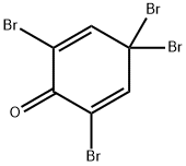 四溴环己二烯-1-酮 结构式