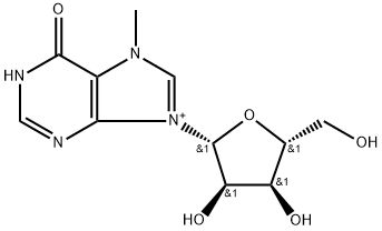 9-[(3R,4S,5R)-3,4-dihydroxy-5-(hydroxymethyl)oxolan-2-yl]-7-methyl-3H-purin-9-ium-6-one