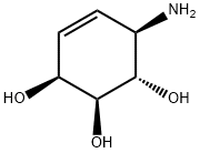 4-Cyclohexene-1,2,3-triol,6-amino-,[1S-(1alpha,2beta,3beta,6beta)]-(9CI) 结构式