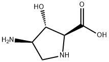 L-Proline, 4-amino-3-hydroxy-, (3S,4R)- (9CI) 结构式