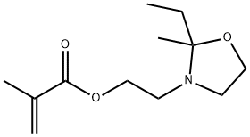 2-(2-ethyl-2-methyl-3-oxazolidinyl)ethyl methacrylate 结构式