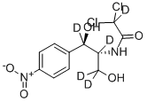 氯霉素-D5 结构式