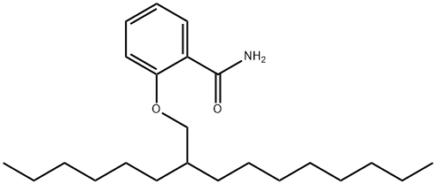 2-(2-己基癸氧基)苯甲酰胺 结构式