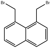 1,8-双(溴甲基)萘 结构式