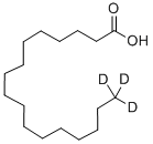 氘代十七烷酸(17,17,17-D3) 结构式